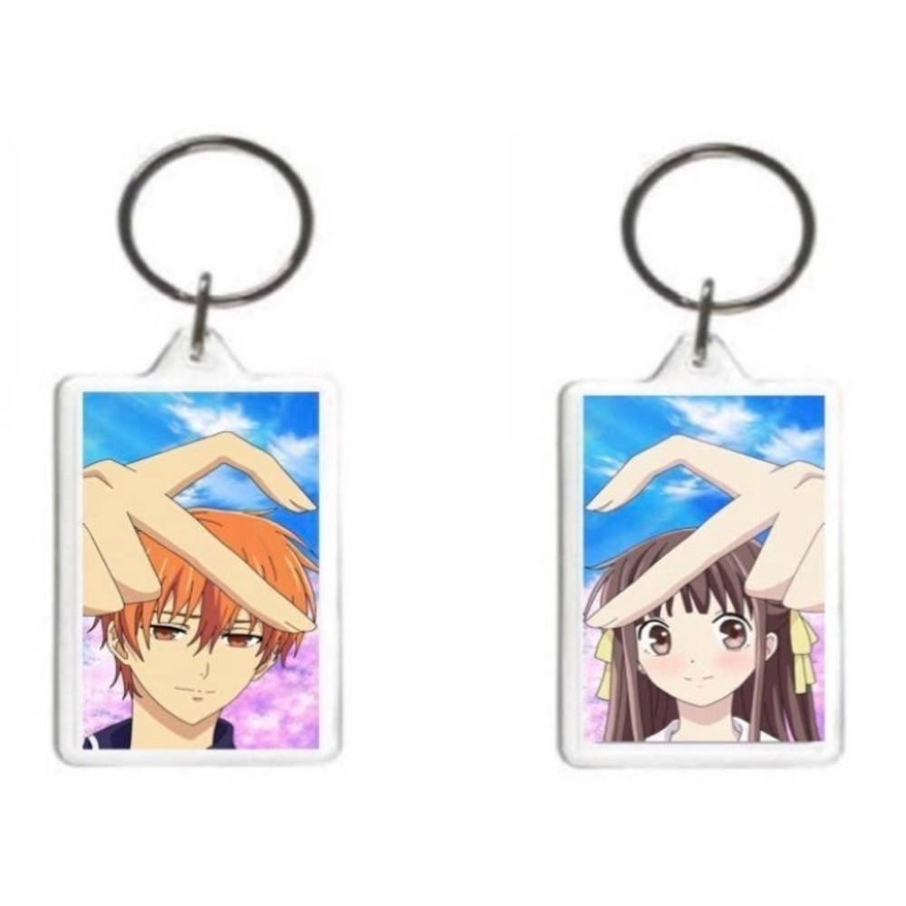 Fruit basket matching Keychain